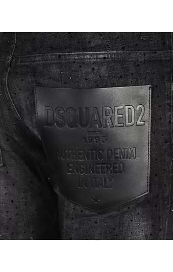 Dsquared2 Pantalon 98% coton Dsquared2 S74LB0814 Couleur : 900 DENIM BLACK