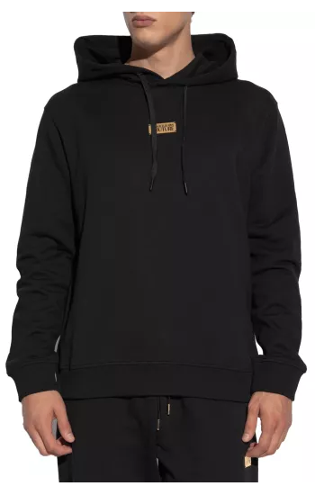 Versace  Pull 100% coton de Versace Jeans 79GAIT07 CF01T Couleur : G89 BLACK + GOLD