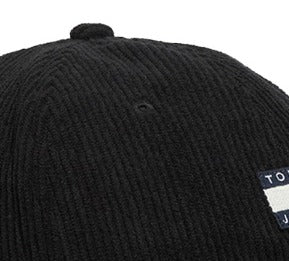 Casquette Tommy Jeans 100% Coton bio REF : AM0AM13422 Couleur : BDS Black