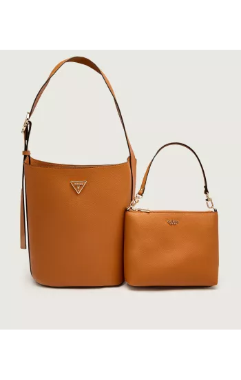 Sac bandoulière Guess Jeans – Marrons - 2 piéces – Marron