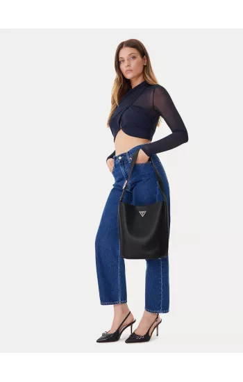 Sac bandoulière Guess Jeans – Noir - 2 piéces
