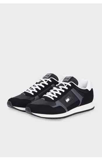 Sneakers Tommy Hilfiger Pour Homme REFERENCE EM0EM01617 Couleur : BDS Black