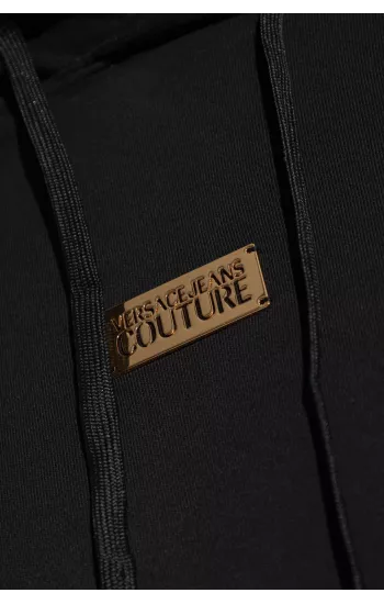 Versace  Pull 100% coton de Versace Jeans 79GAIT07 CF01T Couleur : G89 BLACK + GOLD